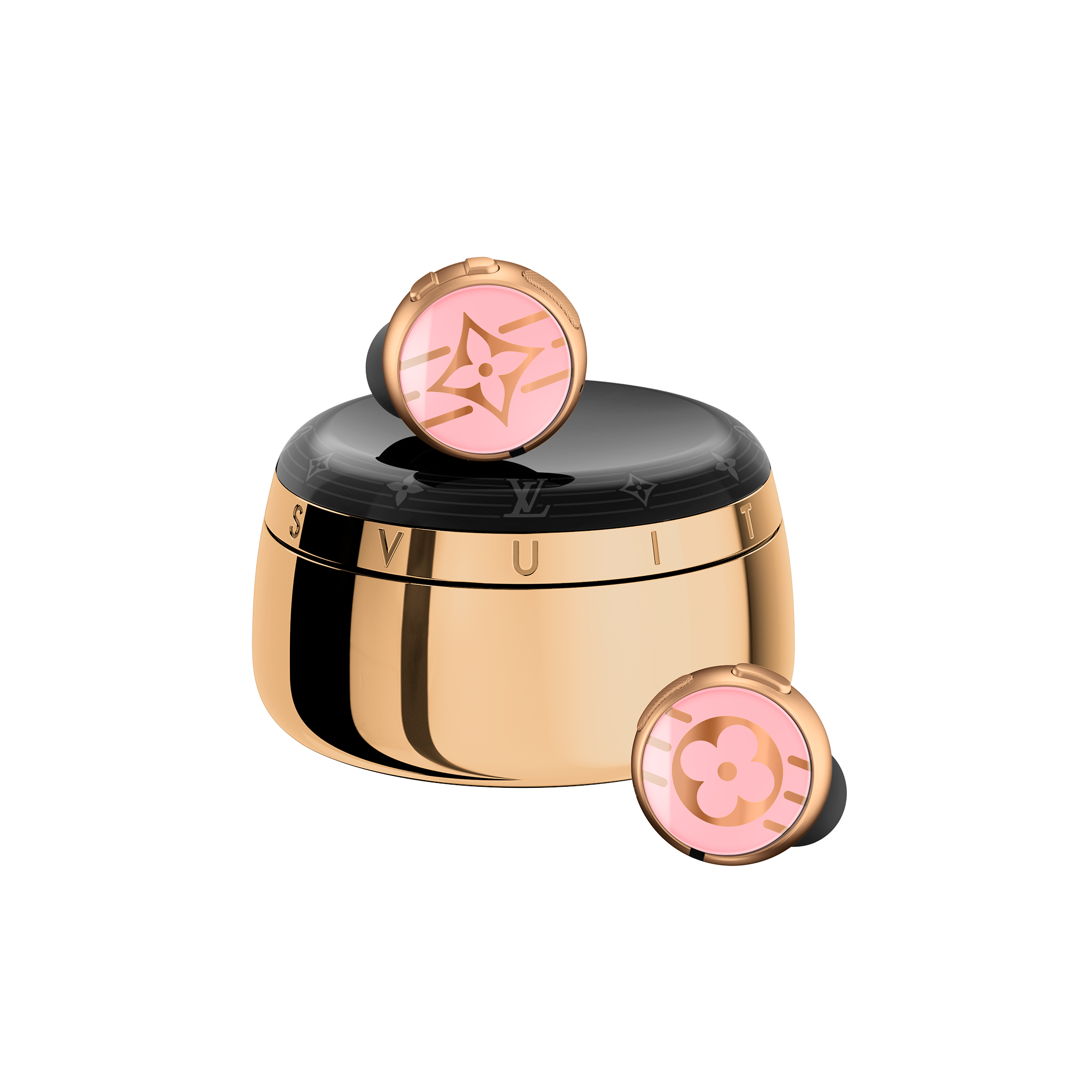 未使用品 LOUIS VUITTON Bluetooth イヤホン ピンク 未使用！ルイヴィトン ホライゾン イヤホン ピンク - メルカリ